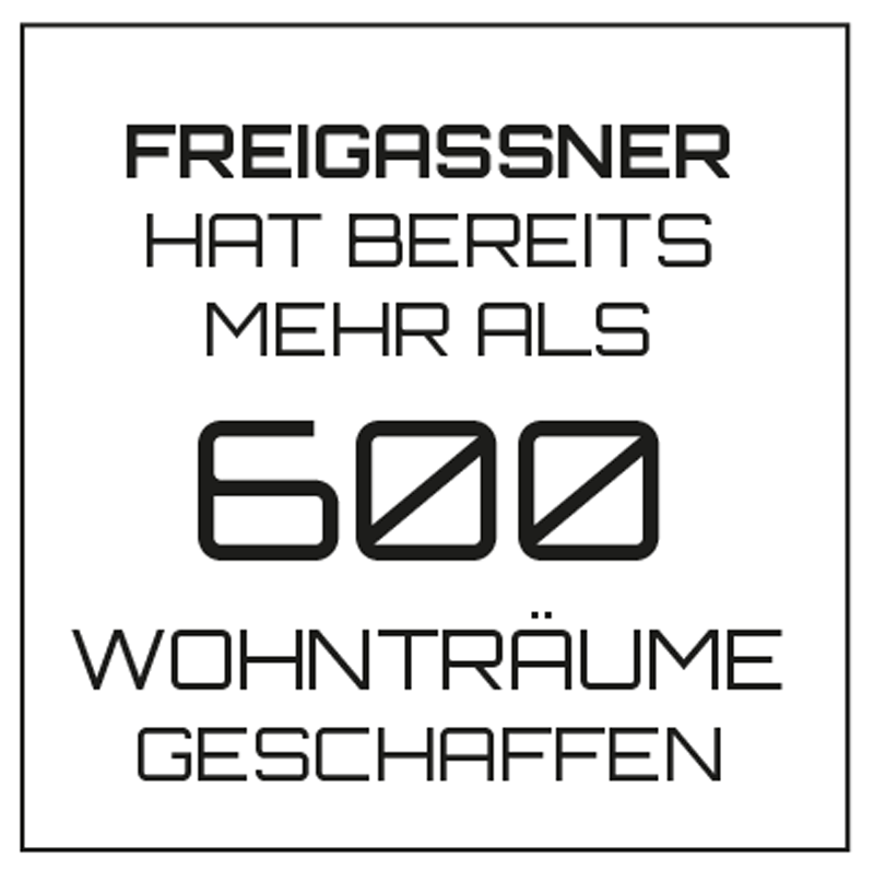 600 Wohnträume geschaffen